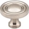 Jeffrey Alexander 1-3/8" Diameter Satin Nickel Round Bella Cabinet Knob 818SN - alternate 1